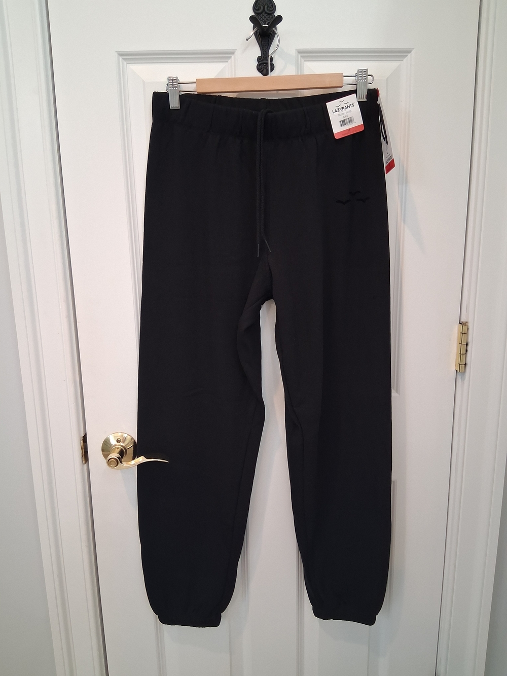 Lazypants Black Hooded Jogger Set — Women's Cozy Track Pants & Hoodie - Picture 5 of 14